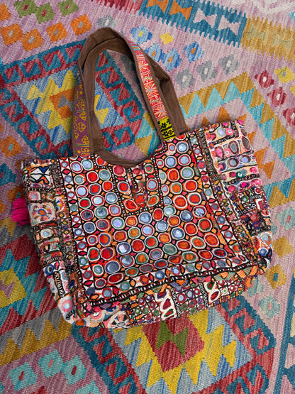 Vintage Shoulder Banjara Tote Bag - 1