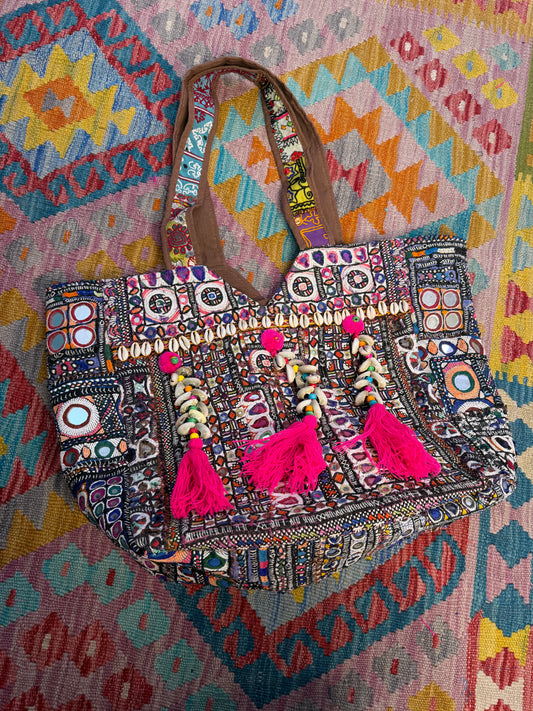 Vintage Shoulder Banjara Tote Bag - 2