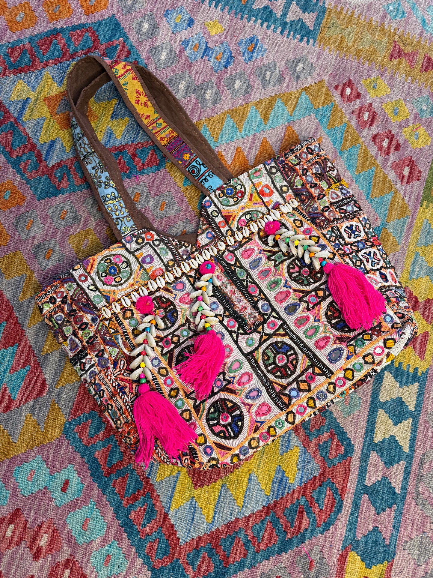 Vintage Shoulder Banjara Tote Bag - 3