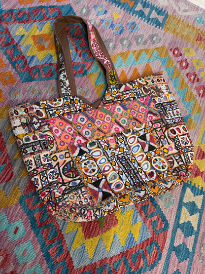 Vintage Shoulder Banjara Tote Bag - 3