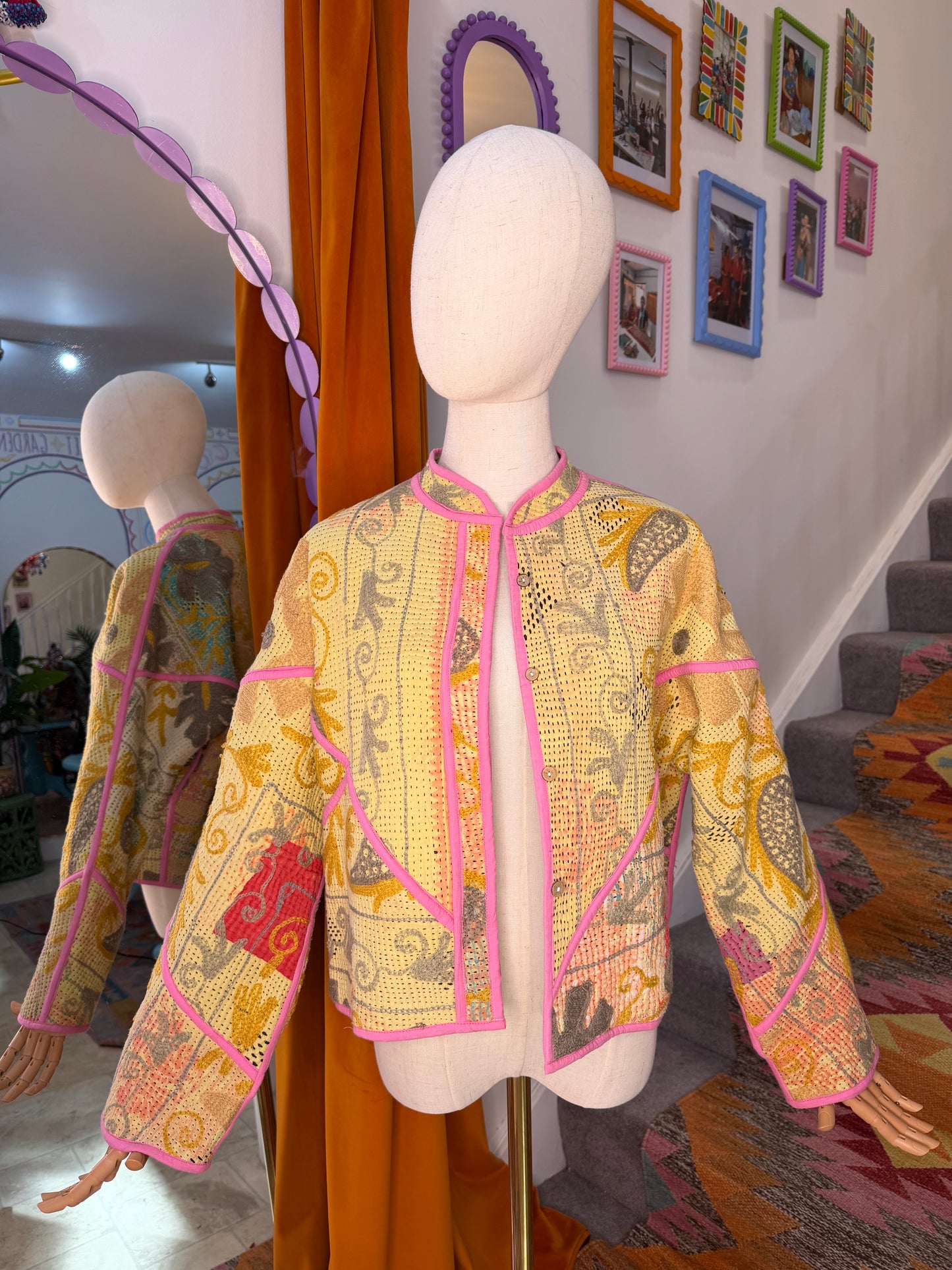 Blanket Kantha Jacket