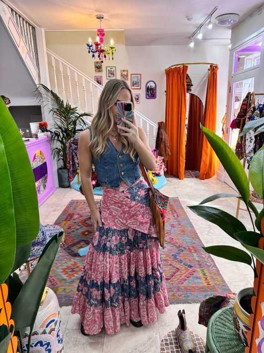Frida Maxi Wrap Skirt