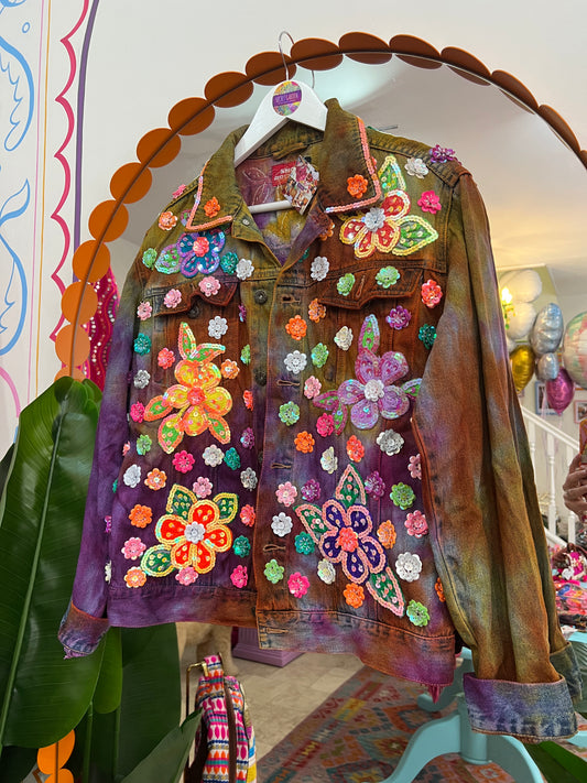 Gypsy Soul Denim Tie Dye Jacket - 1