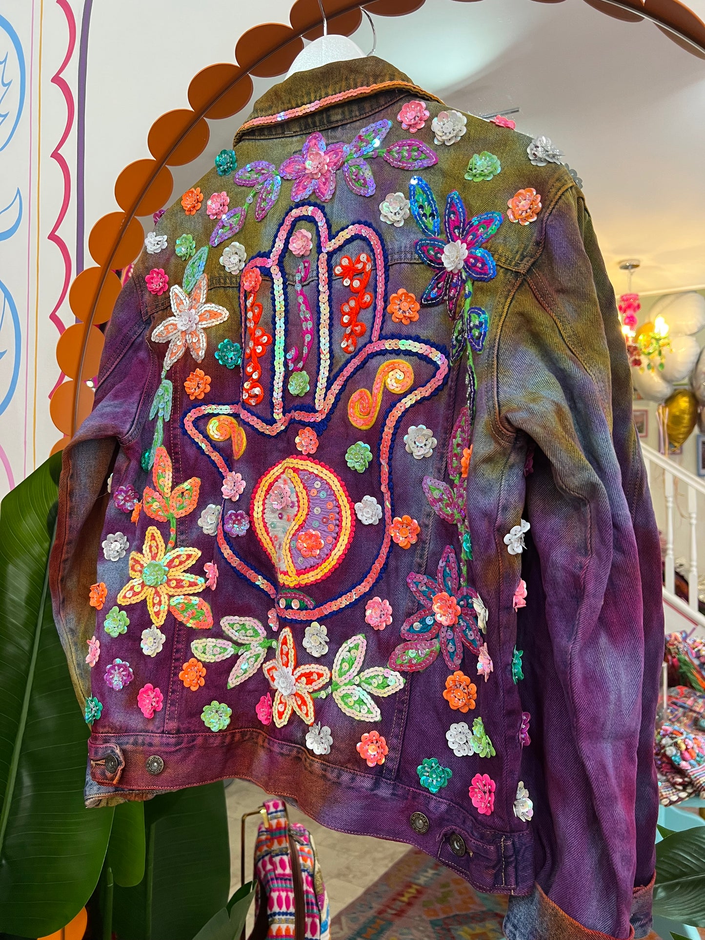 Gypsy Soul Denim Tie Dye Jacket - 1