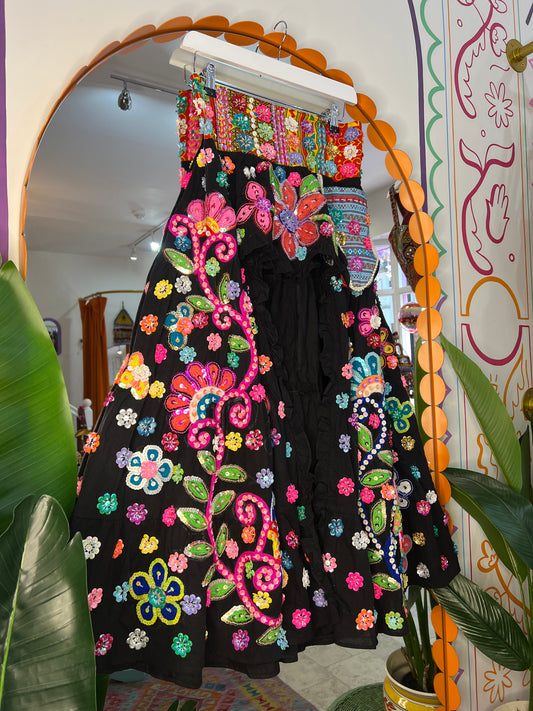 Gypsy Soul Ibiza Skirt Black - 1