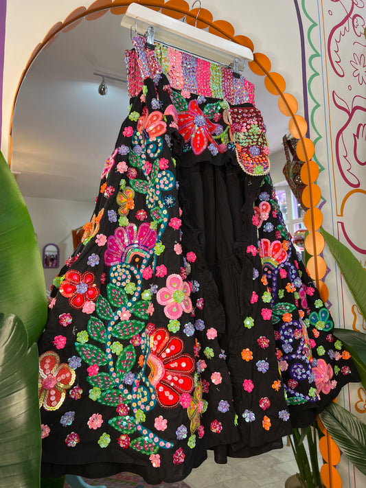 Gypsy Soul Ibiza Skirt Black - 2