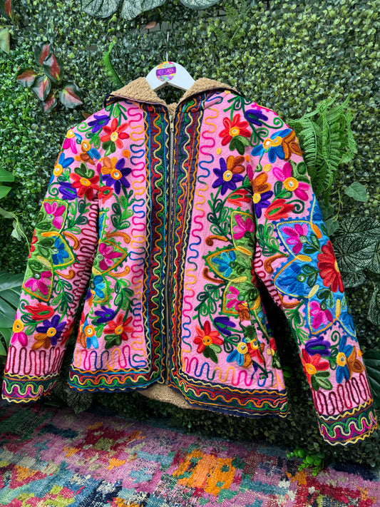 The Rio Flower Fleece Pink - Size 6-8 - 3
