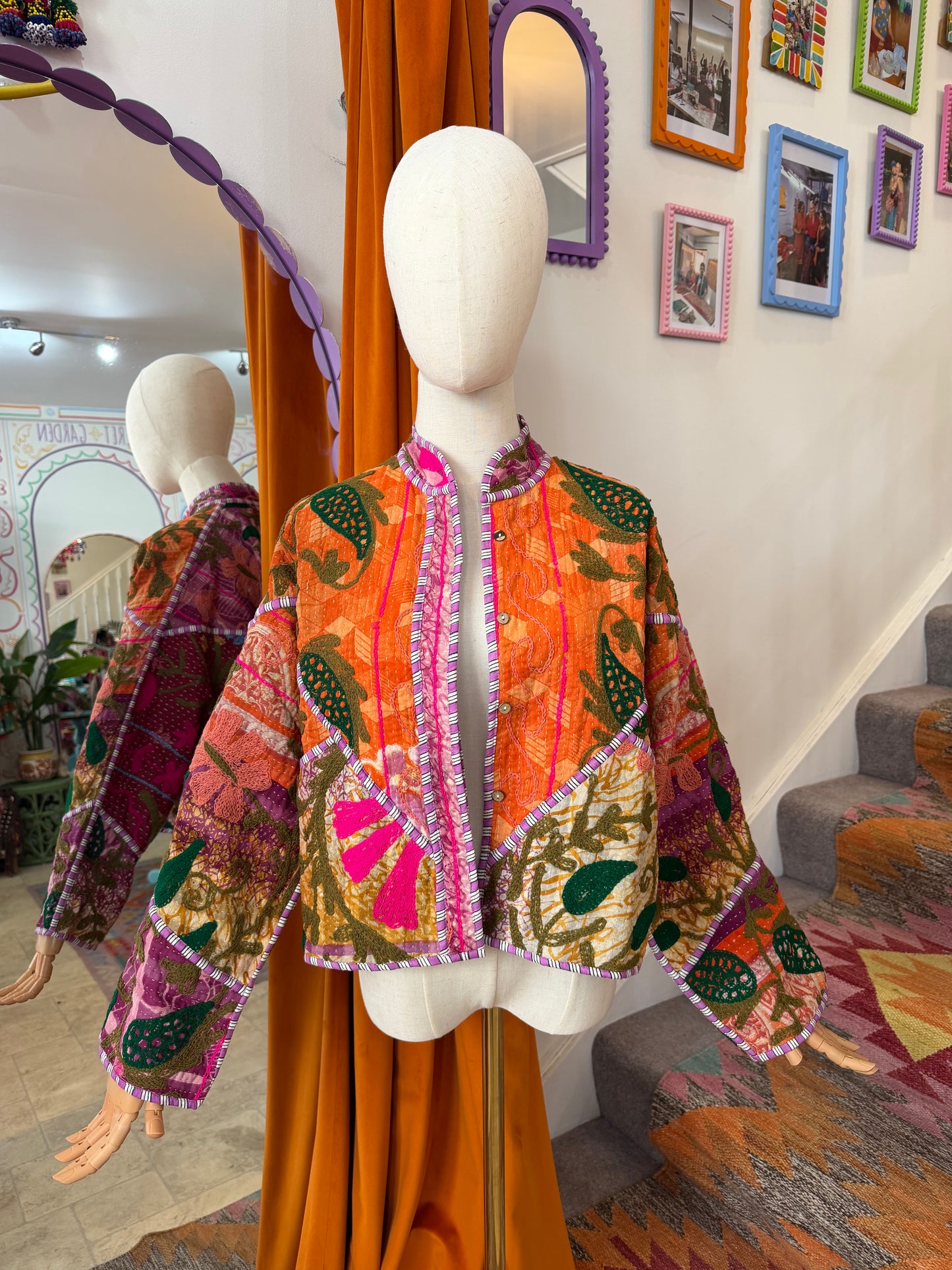 Blanket Kantha Jacket - 1