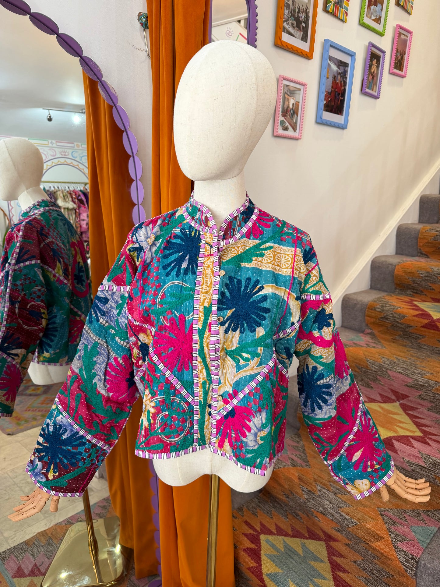Blanket Kantha Jacket - 10