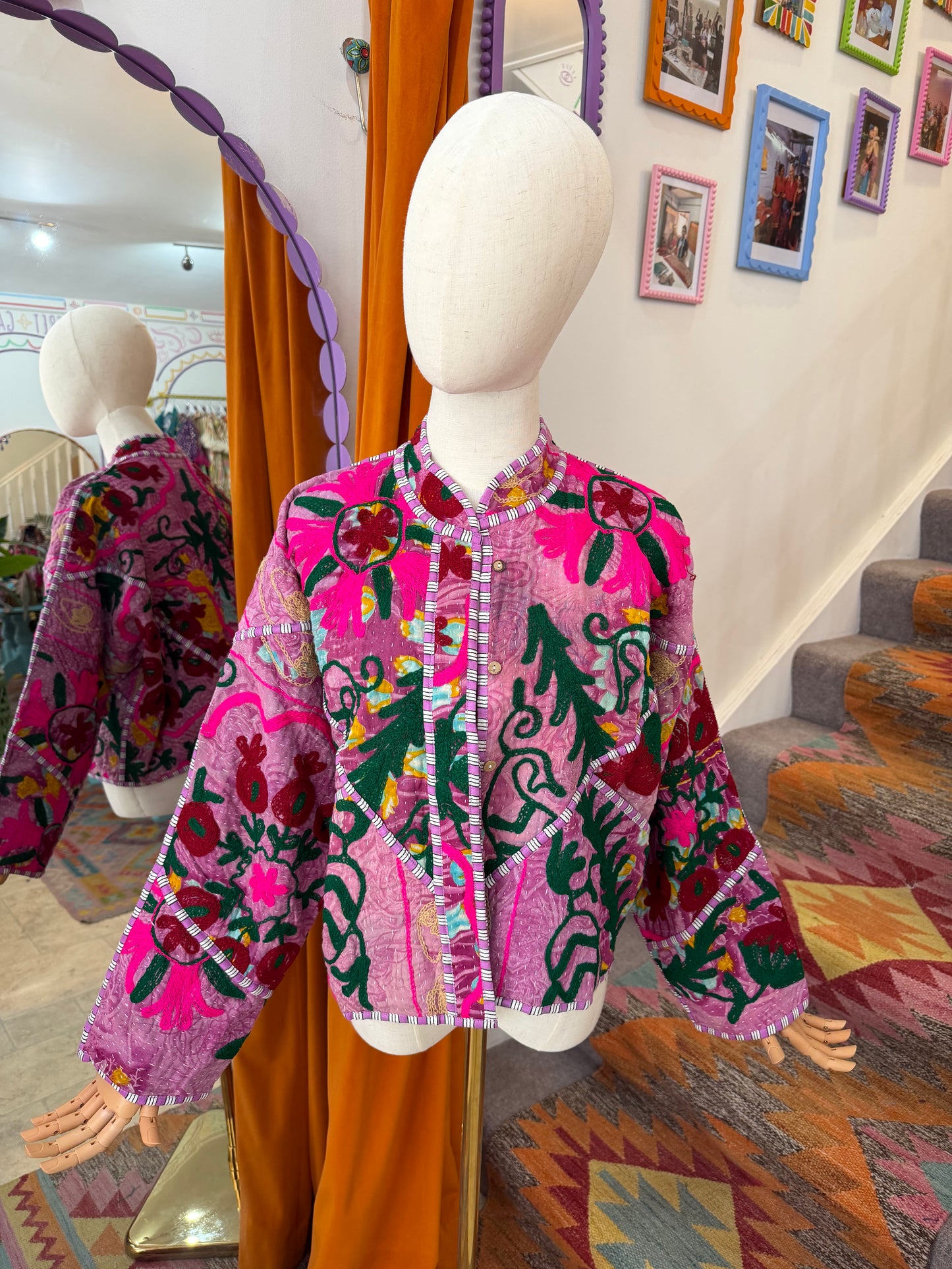 Blanket Kantha Jacket - 11