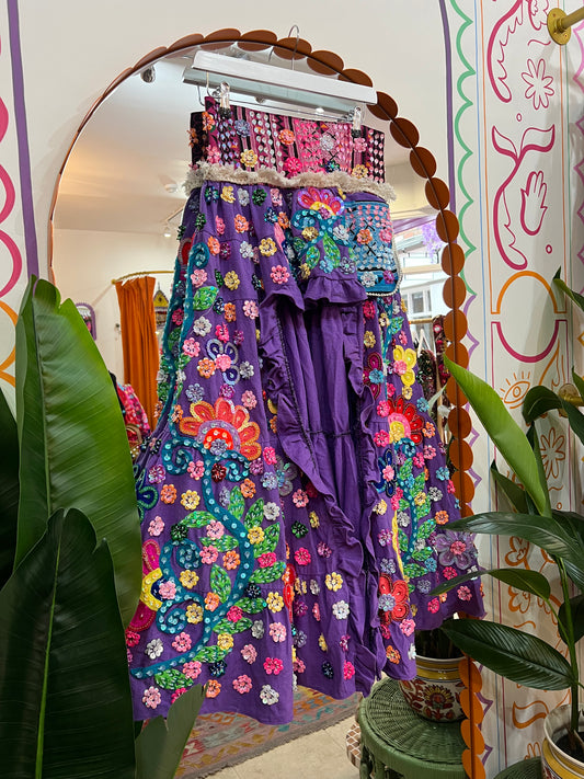 Gypsy Soul Ibiza Skirt Purple - 2