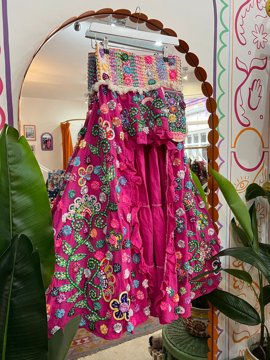 Gypsy Soul Ibiza Skirt Pink - 1