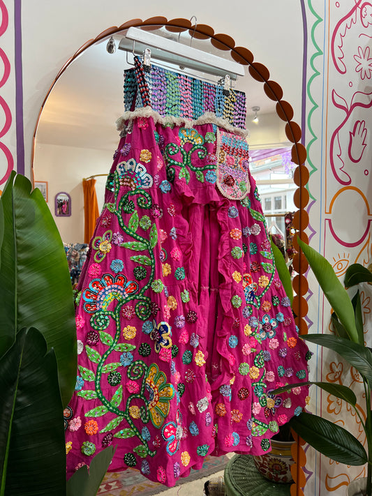 Gypsy Soul Ibiza Skirt Pink - 2